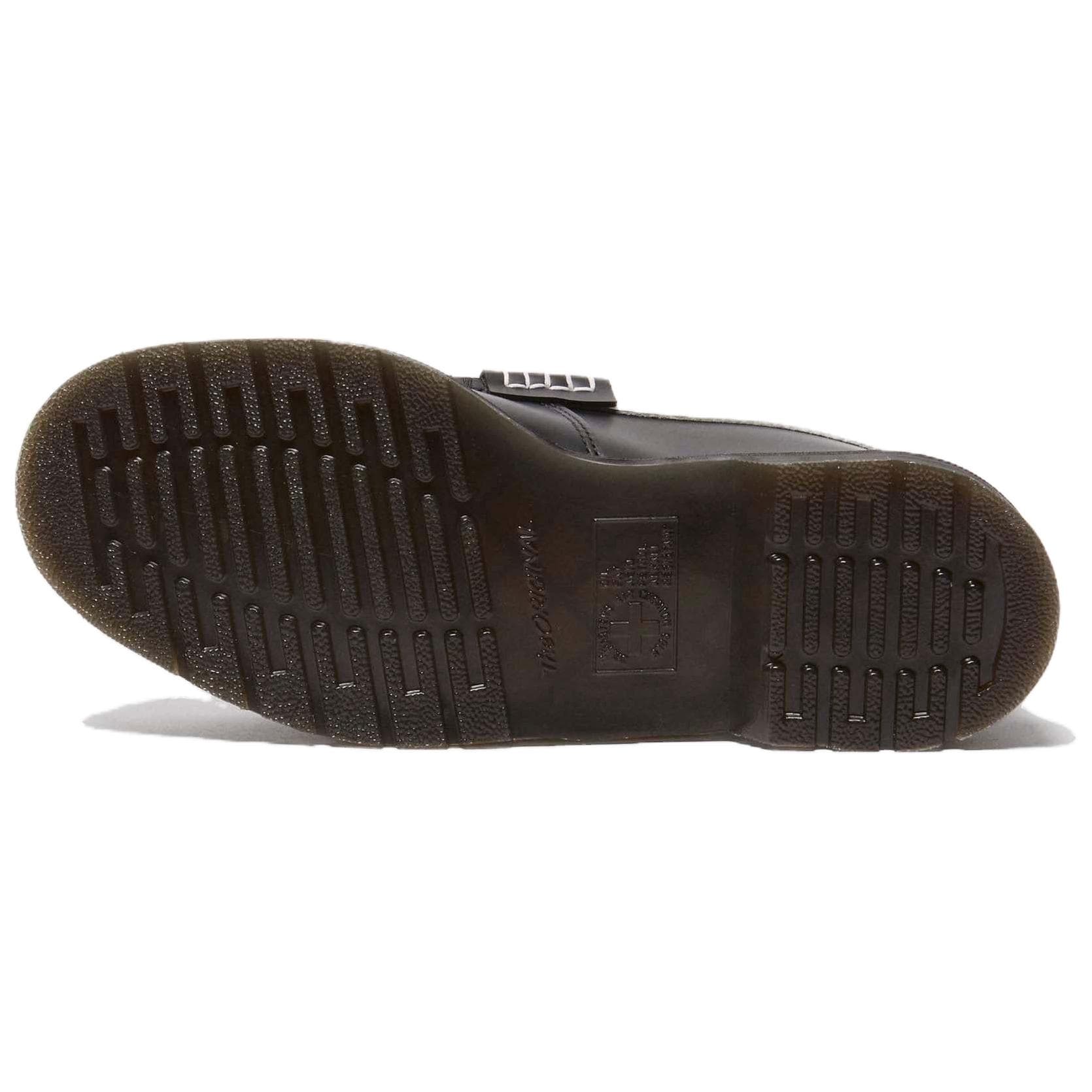 Лоферы Dr.Martens Penton кожаные лоферы унисекс черные белые - изображение 6