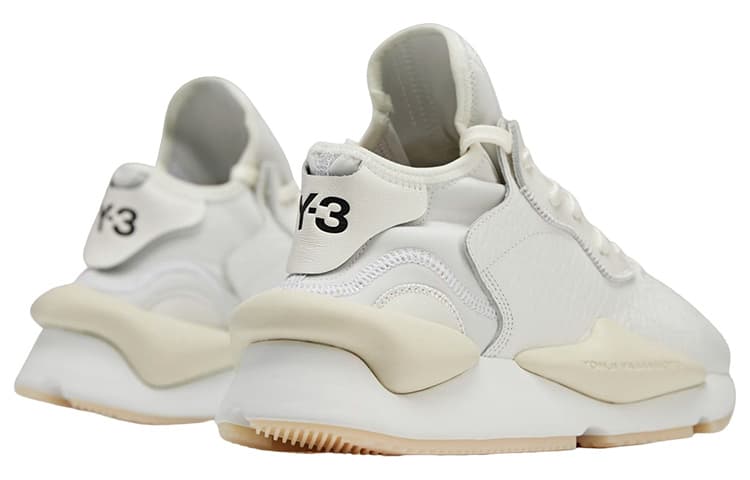 Кроссовки Y-3 White Leather Sneakers - изображение 4