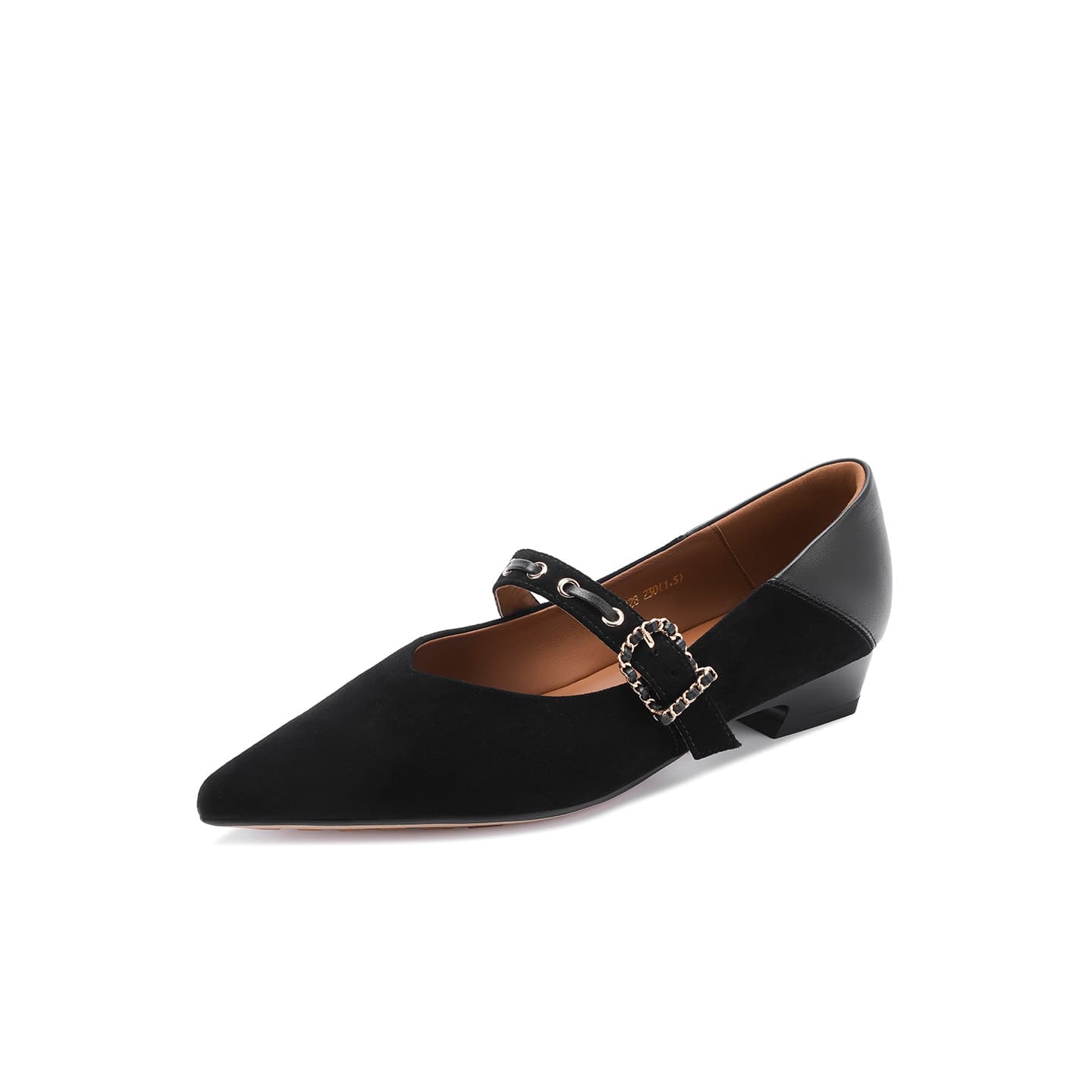HARSON Mary Jane Shoes Black Sheepskin Women's - изображение 2