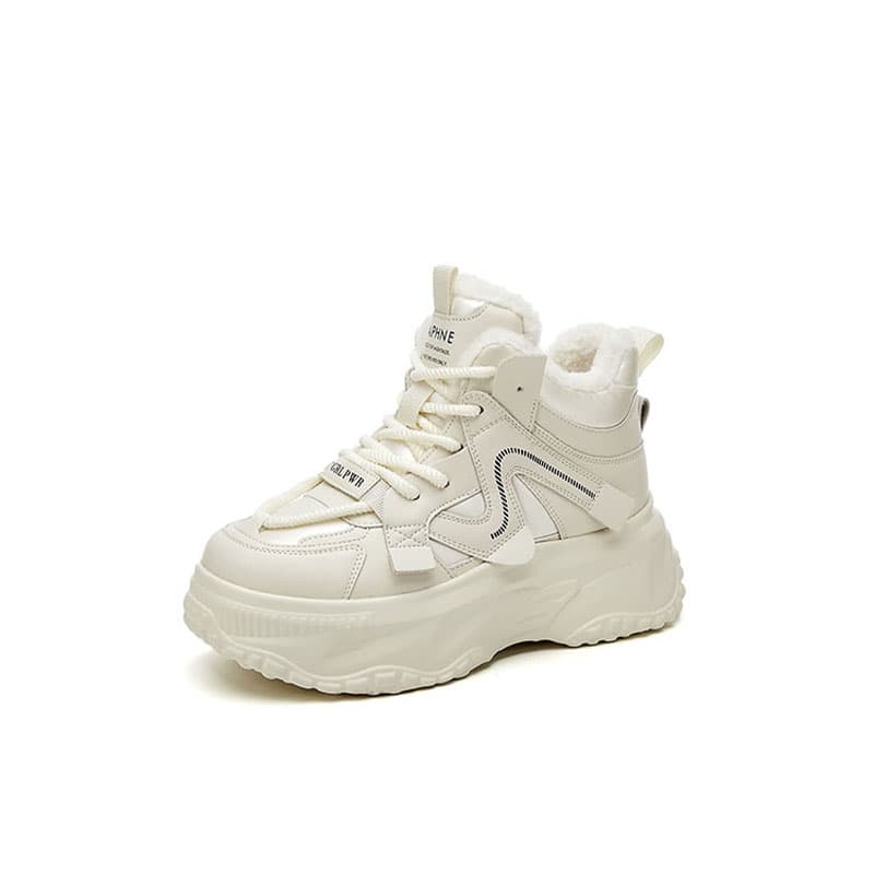 Кроссовки DAPHNE Slip-resistant MID Top Cushioned Sneakers Women's DAPHNE Slip-resistant MID Топ Кроссовки с толстой подошвой Женские - изображение 2