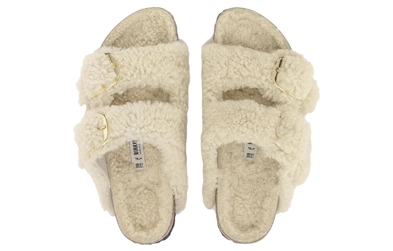 Сандалии Birkenstock Слипоны Бежевые Женские - изображение 4