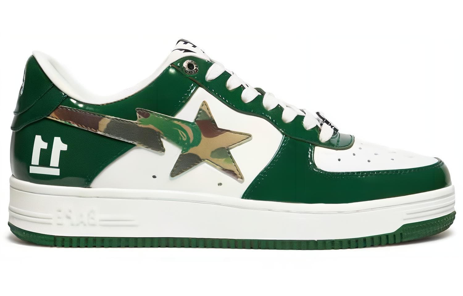 Кроссовки A BATHING APE STA White Green - изображение 2
