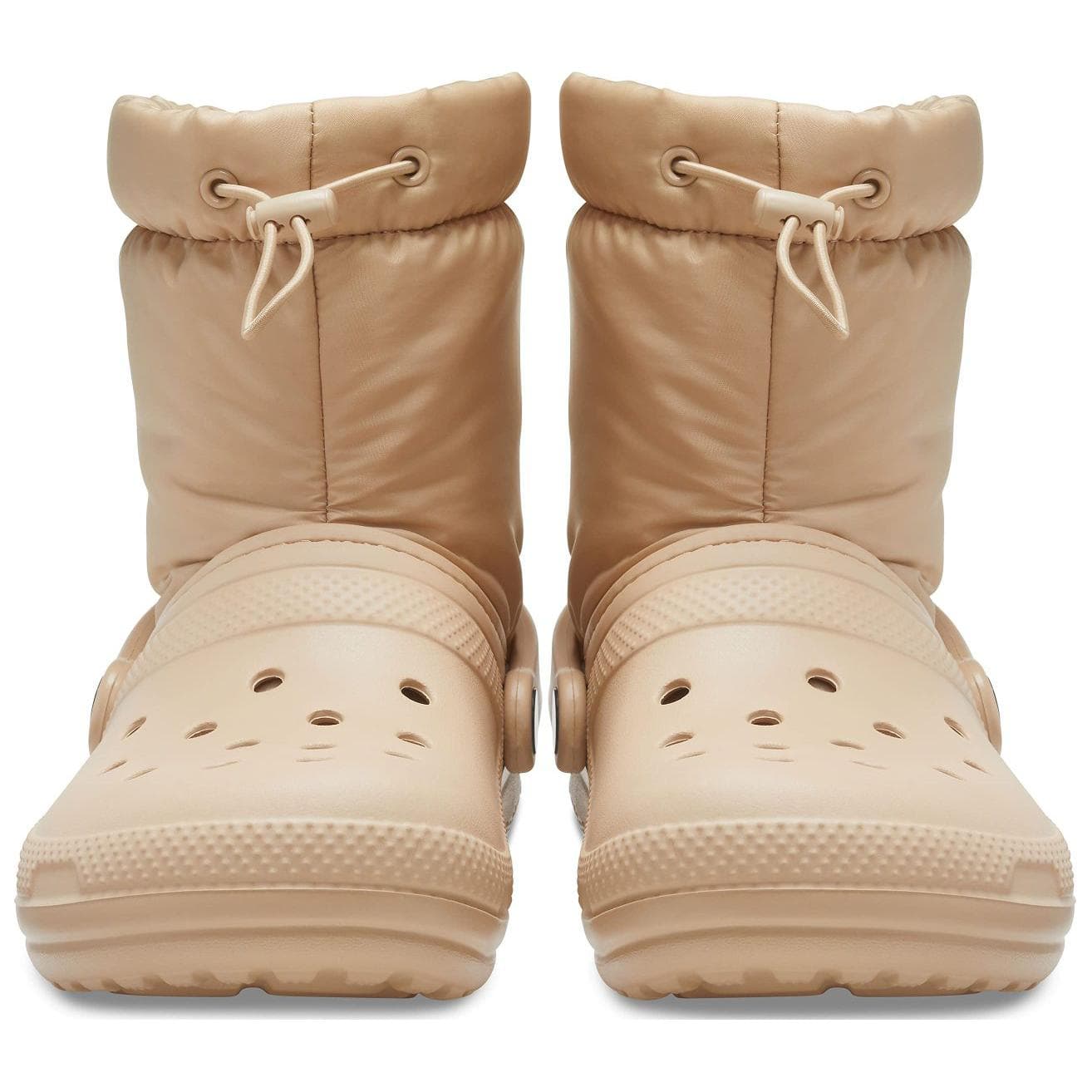 Ботинки зимние Crocs Classic Lined Короткие Снежные Ботинки Мужские Бежевые - изображение 4