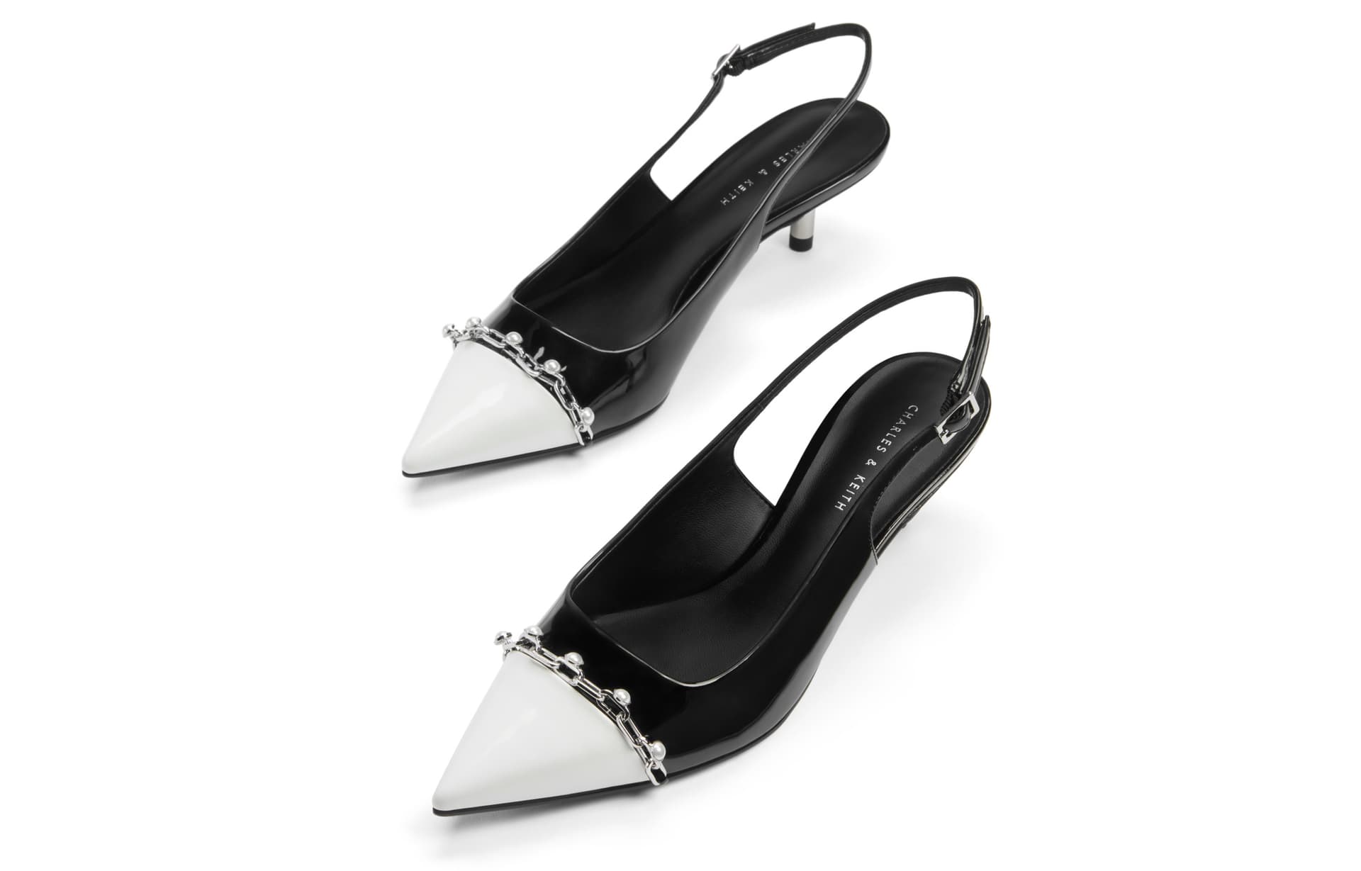 Туфли CHARLES KEITH ПУ (полиуретан) Узкий каблук Высокие каблуки Женские - изображение 7