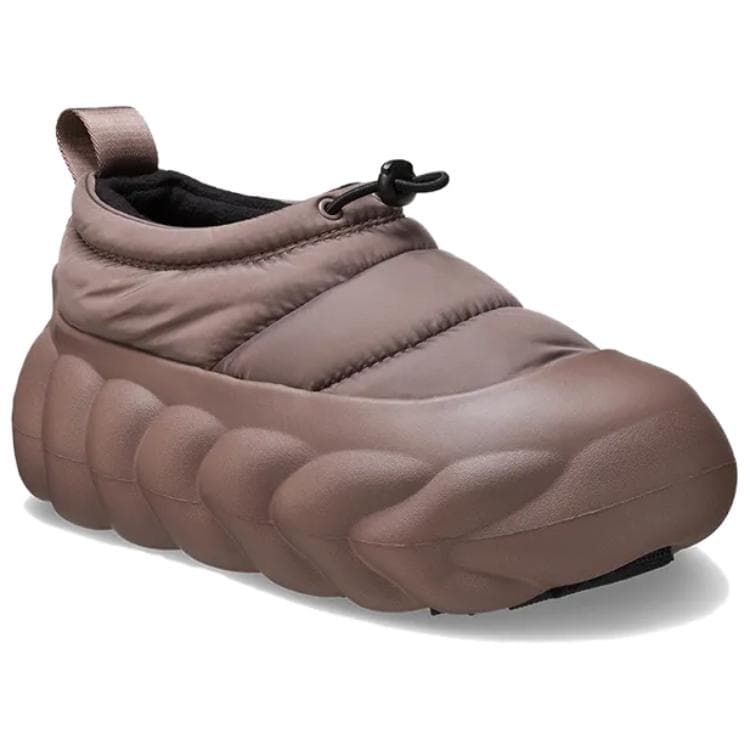 Кроссовки Crocs Overpuff ПУ (полиуретан) Низкий верх Повседневная обувь Унисекс Коричневый - изображение 3