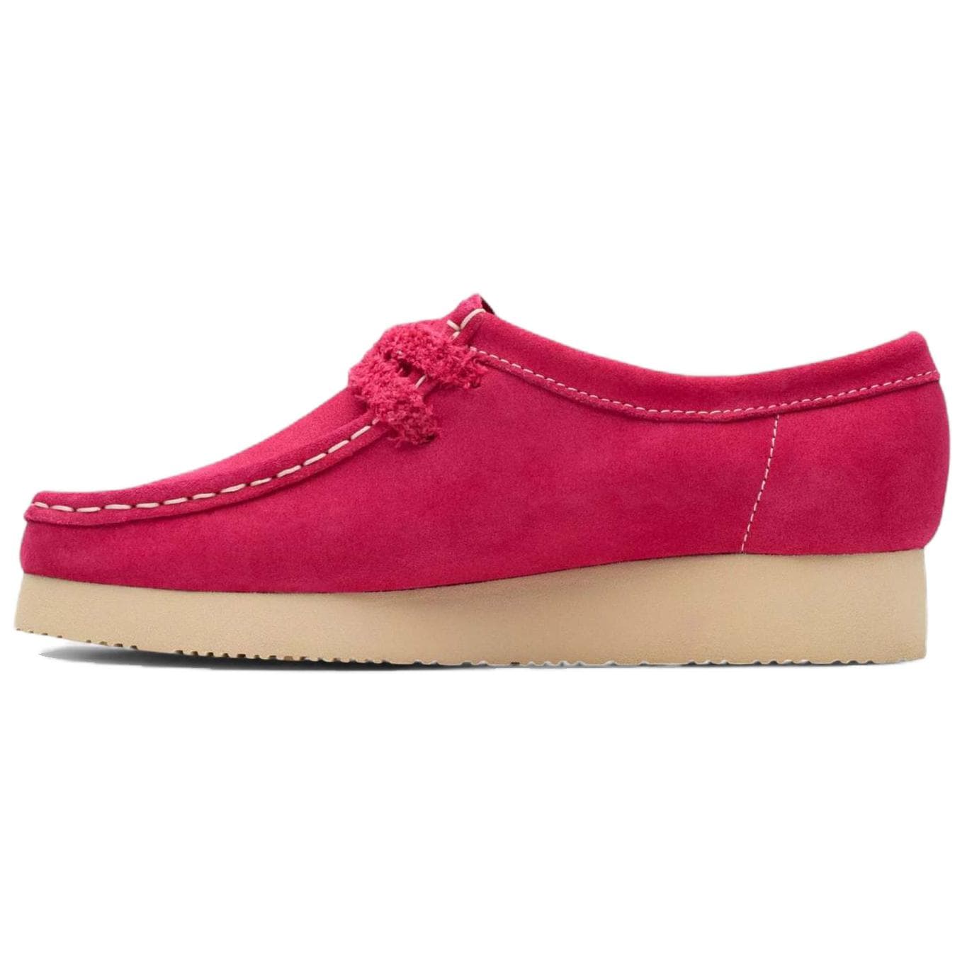Тапочки Clarks Wallabee 2604 Модный тренд Повседневная обувь Женская Розовая - изображение 1