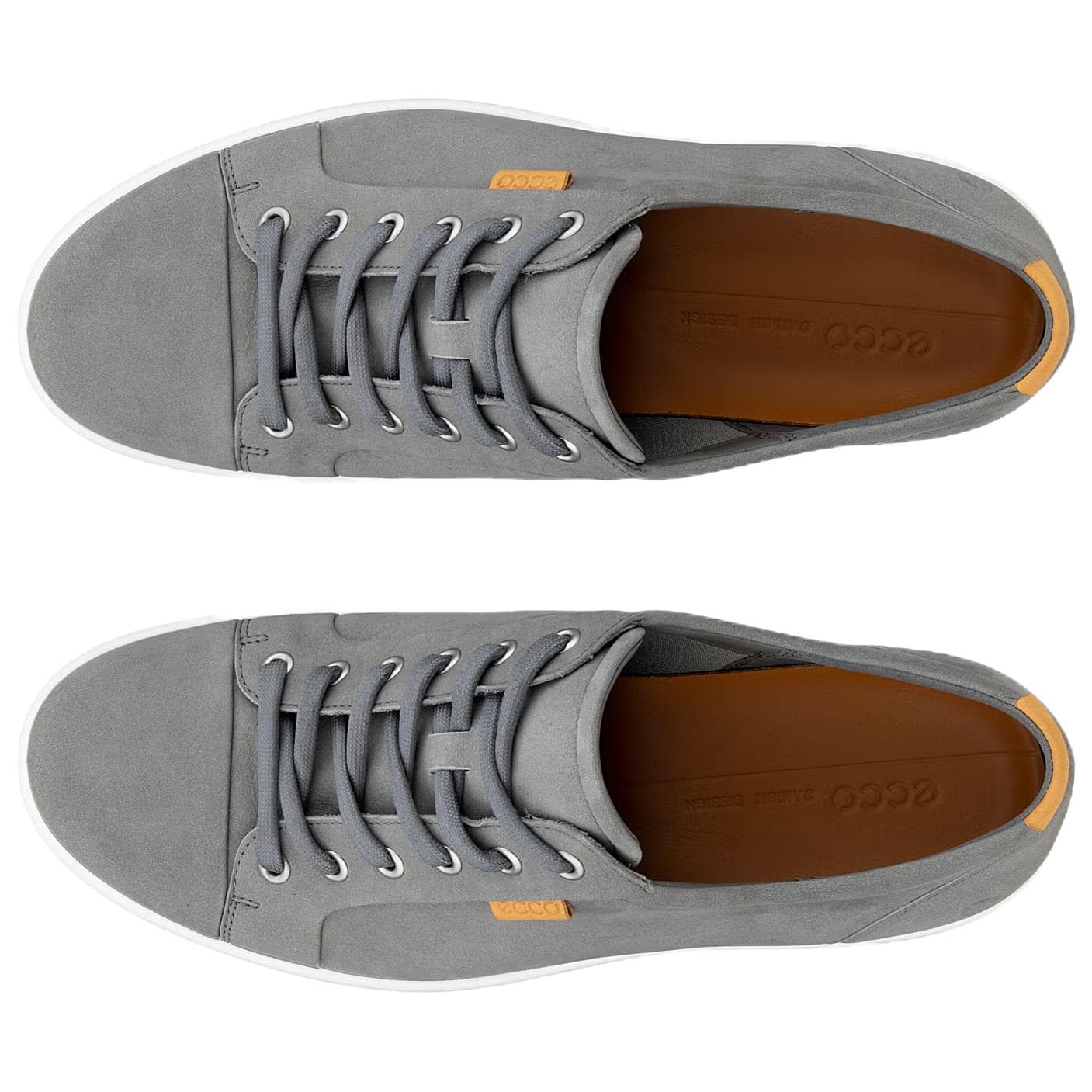 Кроссовки Ecco Soft 7 Low Топ Скейтборд Кроссовки Мужские Серые - изображение 5