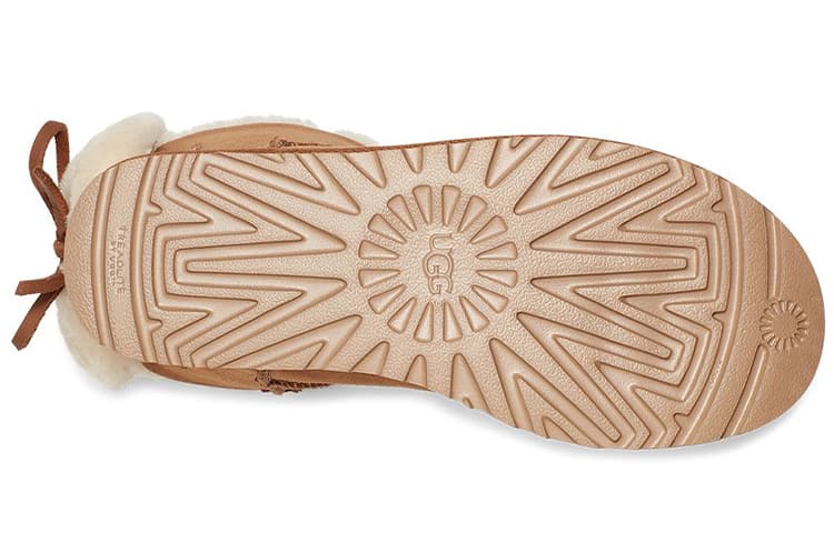 Ботинки зимние UGG Classic Double Bow Mini Chestnut - изображение 6