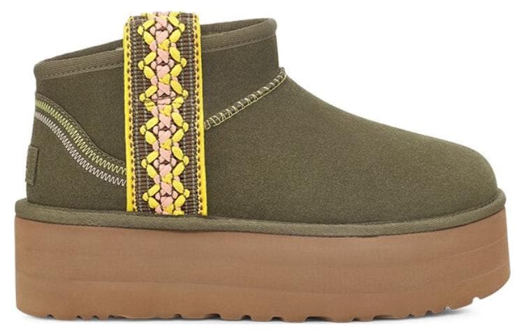 Ботинки зимние UGG Olive Green Short Boots - изображение 2
