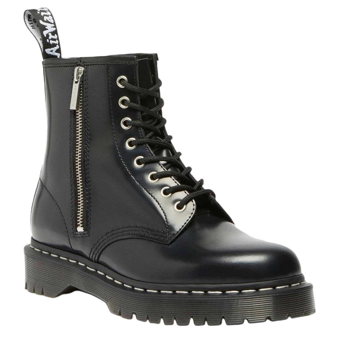 Ботинки Dr.Martens 1460 Минималистичная мода Короткие армейские ботинки 3,5 см Унисекс Черный - изображение 2