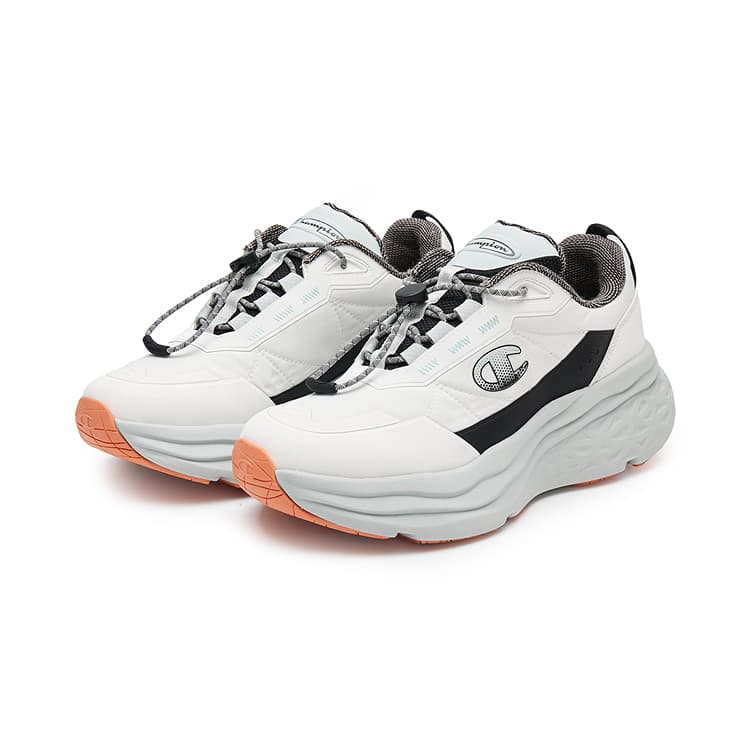 Кроссовки для бега Champion Low Top Беговые кроссовки Женские Молочно-белый Черный - изображение 3