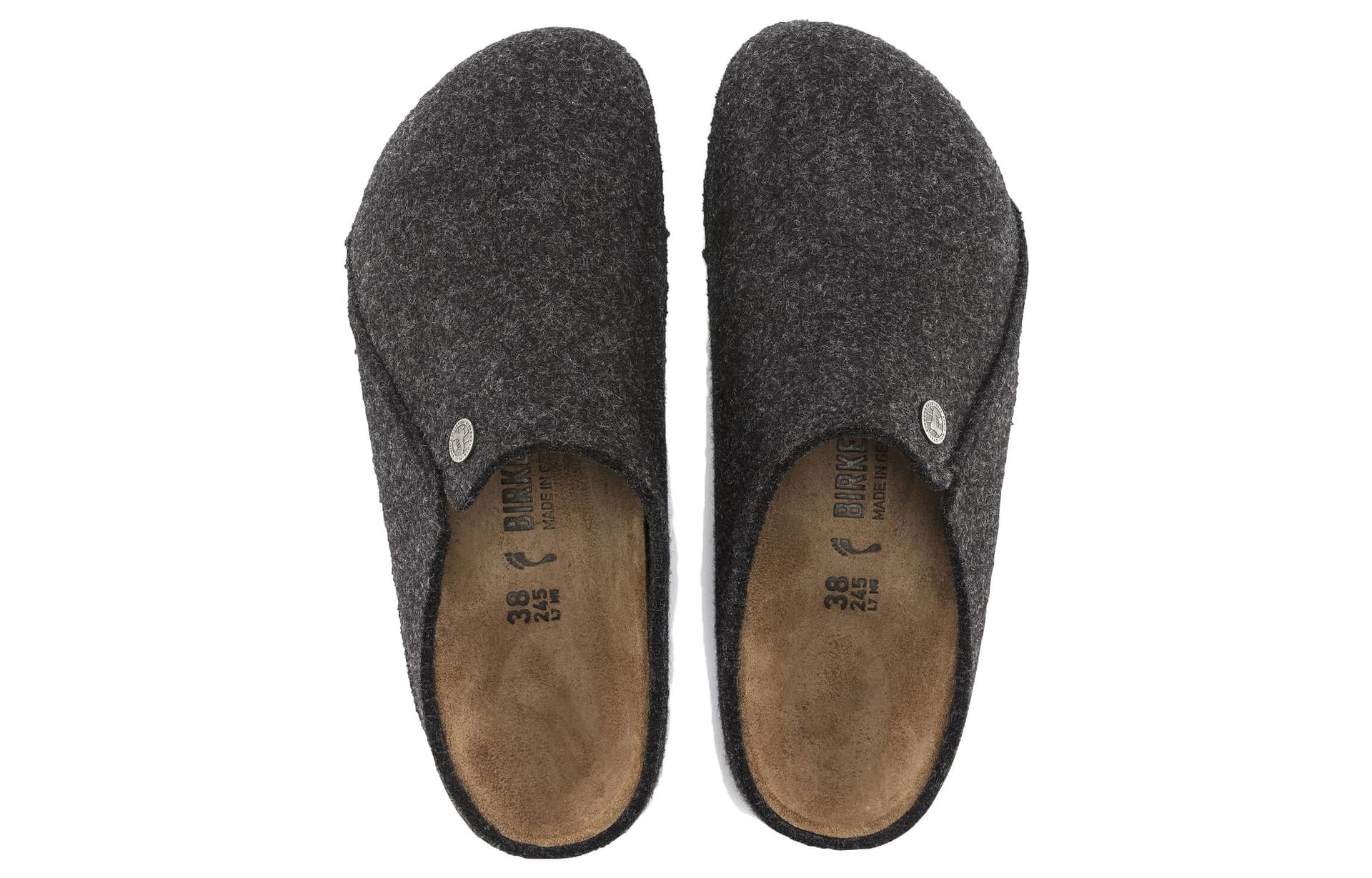 Сандалии Birkenstock Zermatt Стильные Сандалии Унисекс Темно-Серый Узкий - изображение 4
