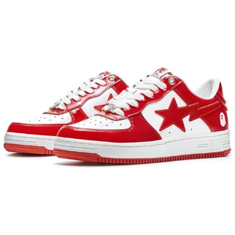Кроссовки A BATHING APE STA Low Red White - изображение 4