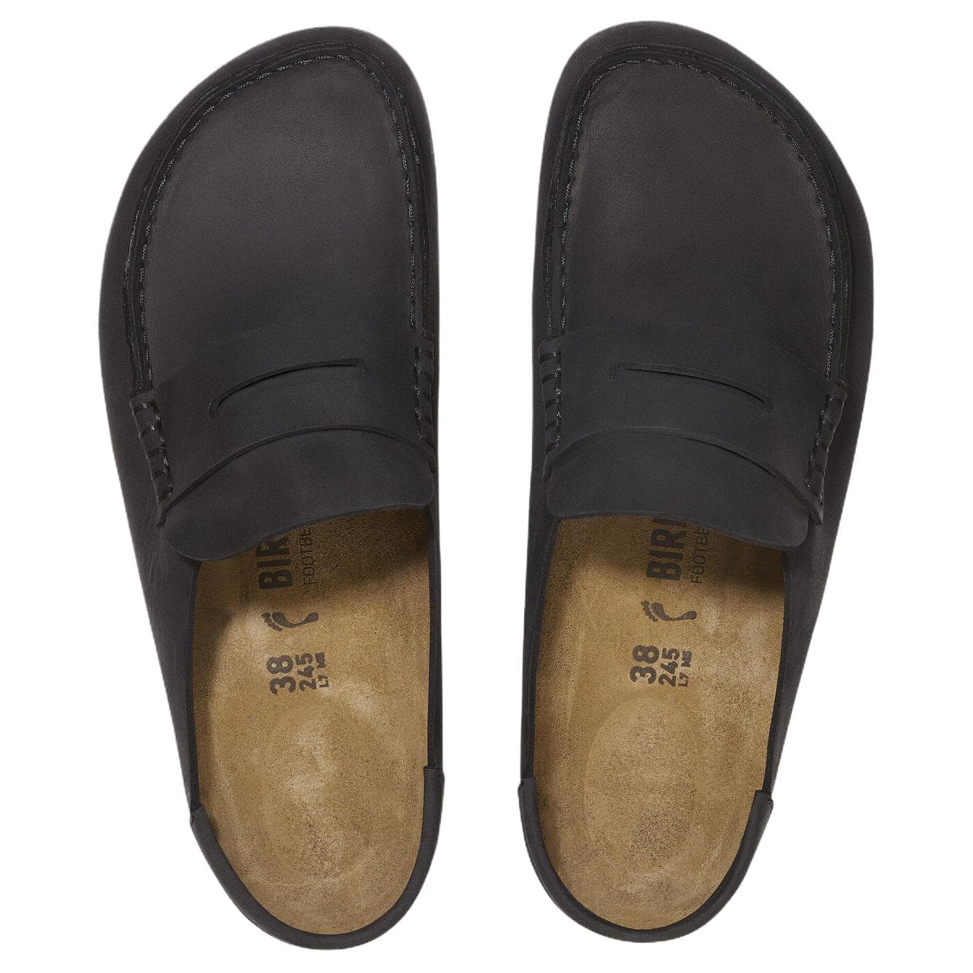 Сандалии Birkenstock Naples Отсутствие специальных функций Закрытые тапочки Унисекс Черный обычный Свободный покрой - изображение 5