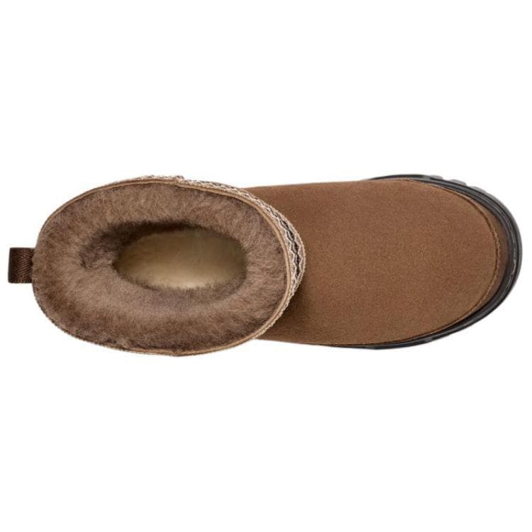 Ботинки зимние UGG Короткие Снежные Ботинки Женские Коричневые - изображение 5