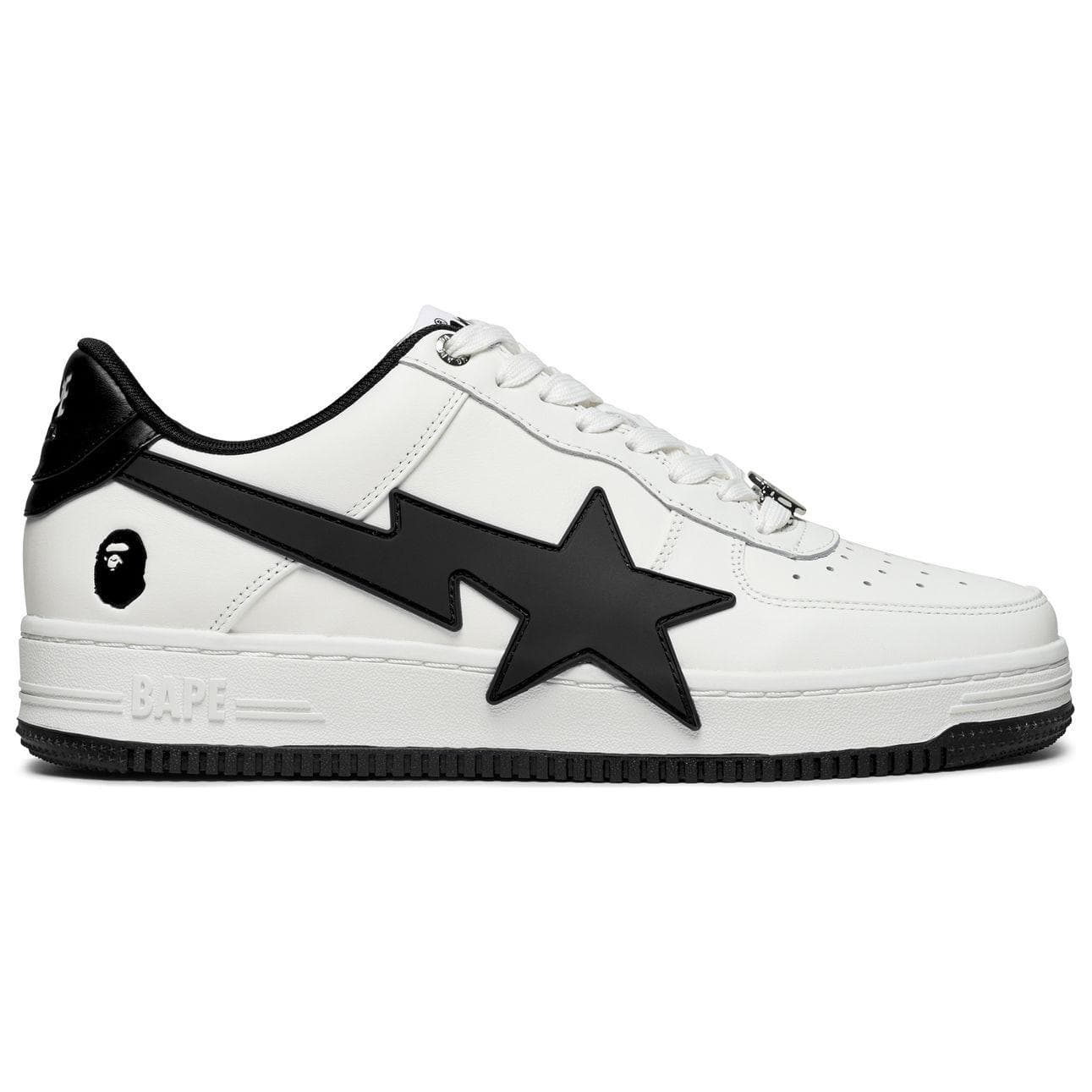 Кроссовки A BATHING APE Коровья кожа Low Топ Скейтборд Обувь Женские - изображение 2