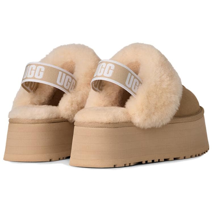 Тапочки UGG Funkette Повседневная обувь Женская Горчичный - изображение 5