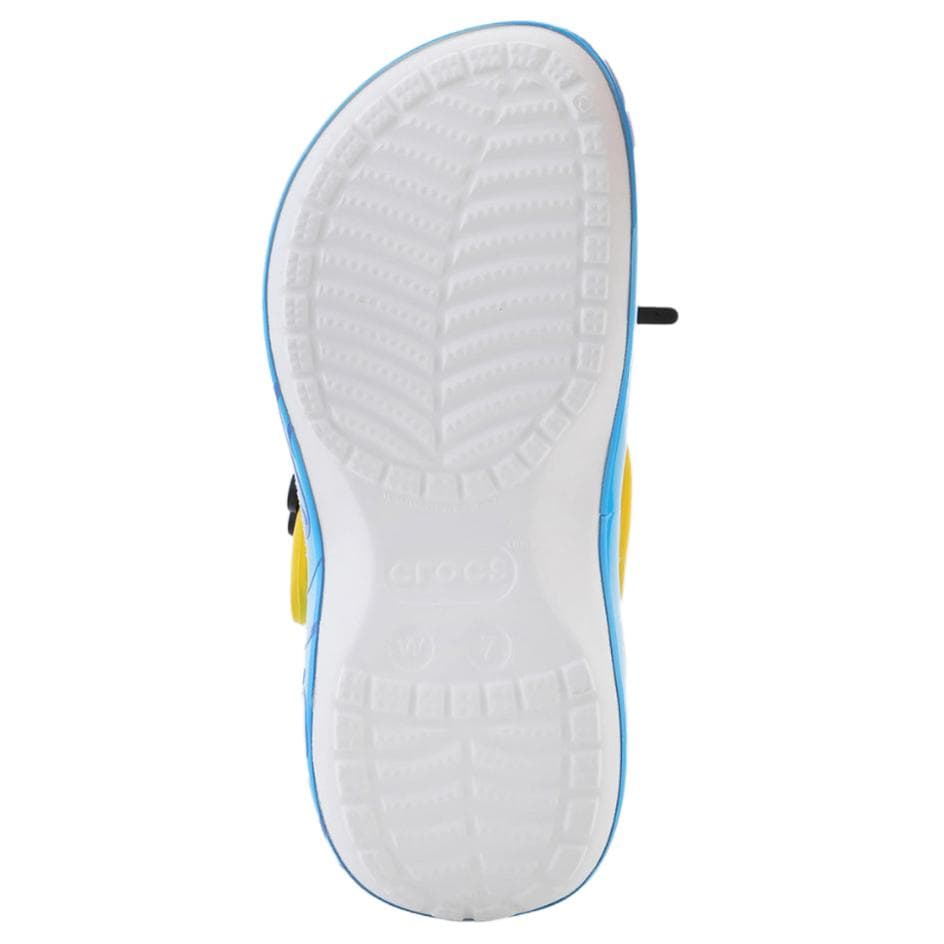 Сабо Crocs Classic Platform Clog SMURFS Платформа Clog Сабо резиновые Женские Белый Синий Желтый - изображение 5