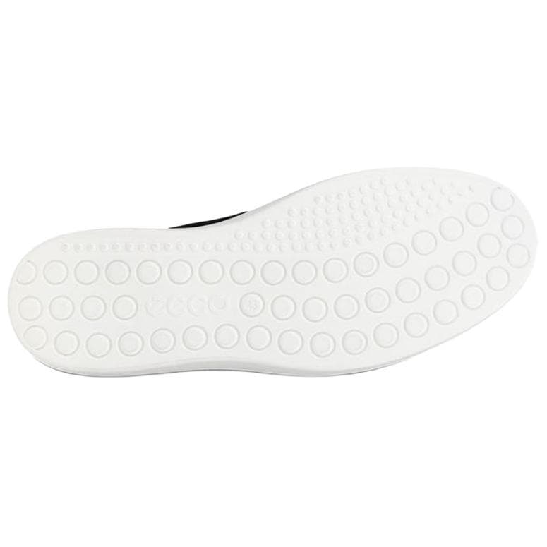 Кроссовки Ecco Classic Leather Low Топ Скейтборд Кроссовки Мужские Черные - изображение 4