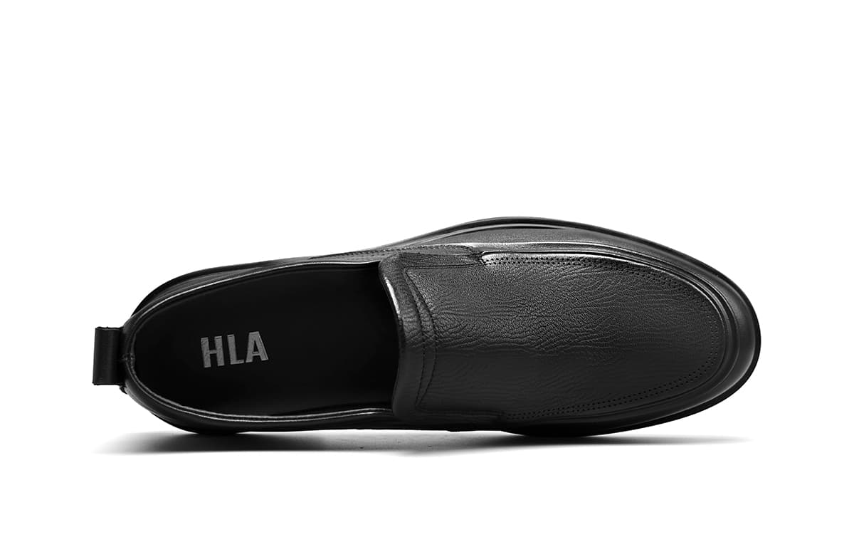 HLA Повседневные кожаные туфли Мужские Черные - изображение 3
