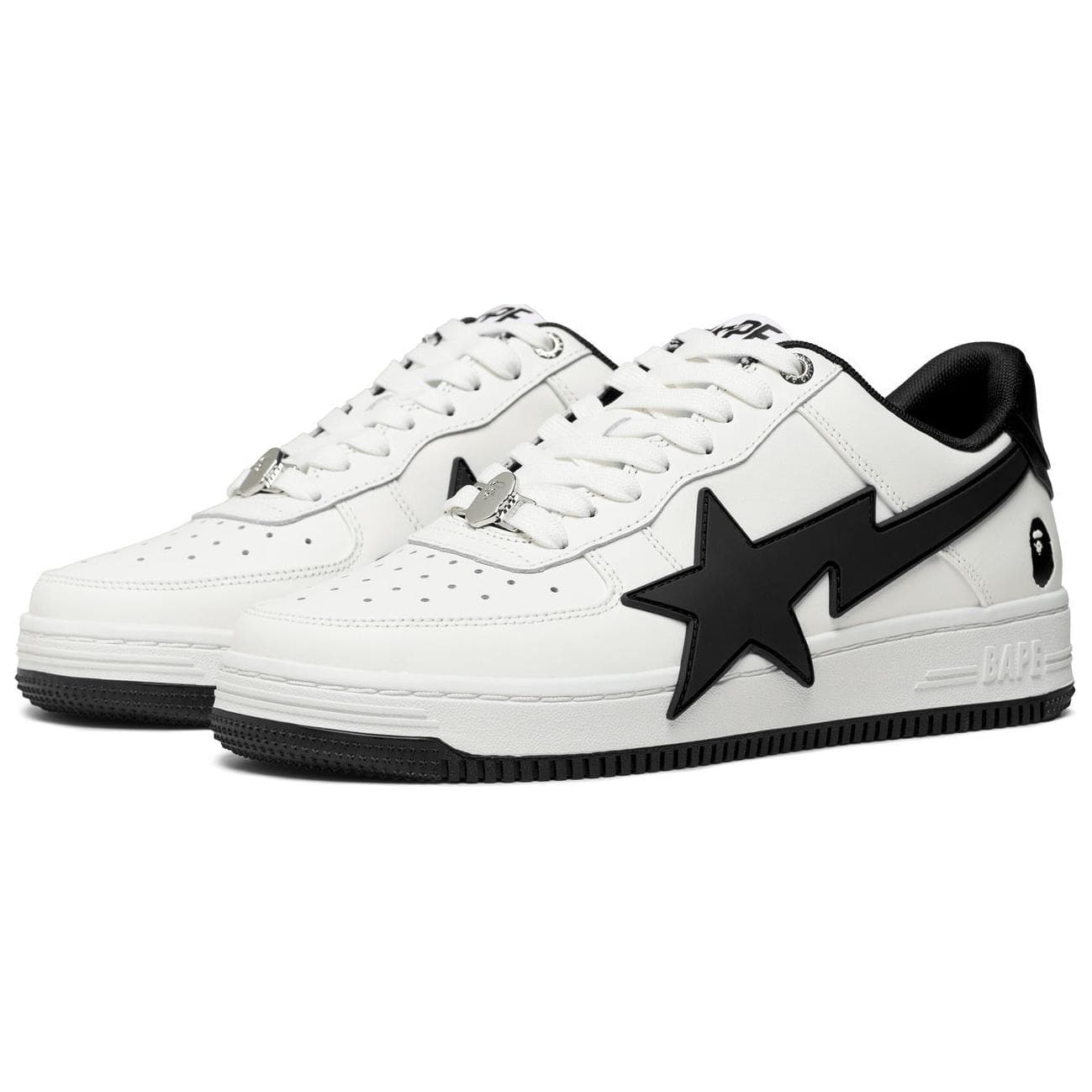 Кроссовки A BATHING APE Коровья кожа Low Топ Скейтборд Обувь Женские - изображение 3