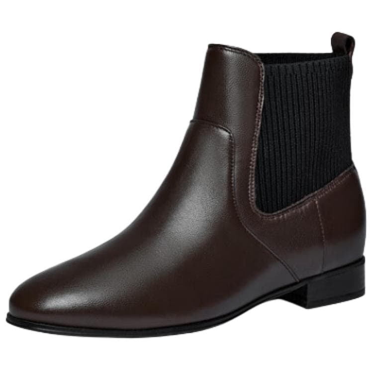 Ботинки челси Clarks Routee25 Up Короткий Челси 2,5 см Женский Коричневый - изображение 2