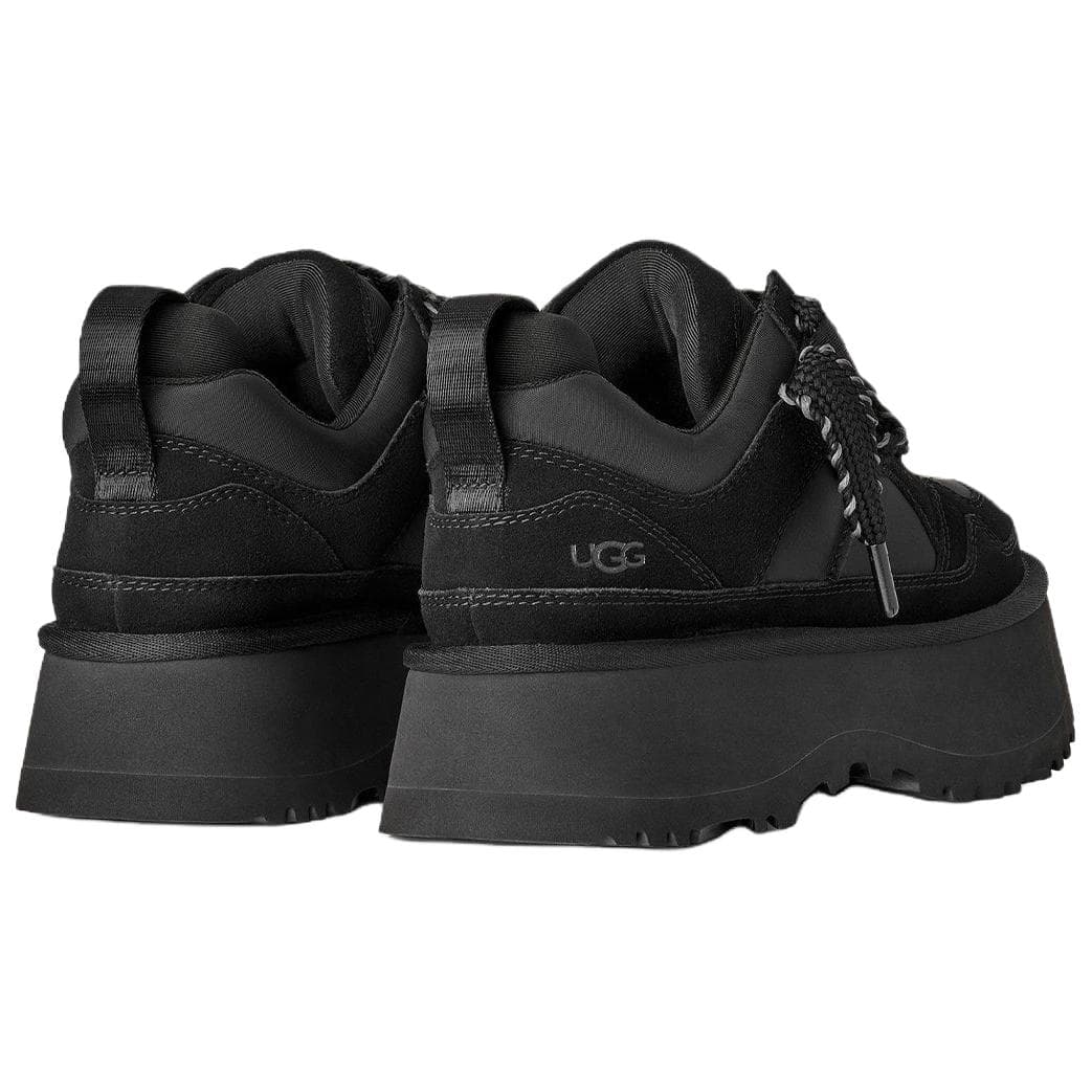 Кроссовки UGG Astromel Merlin Спилок Коровья Кожа Низкий Верх Повседневная Обувь Женская Черная - изображение 4