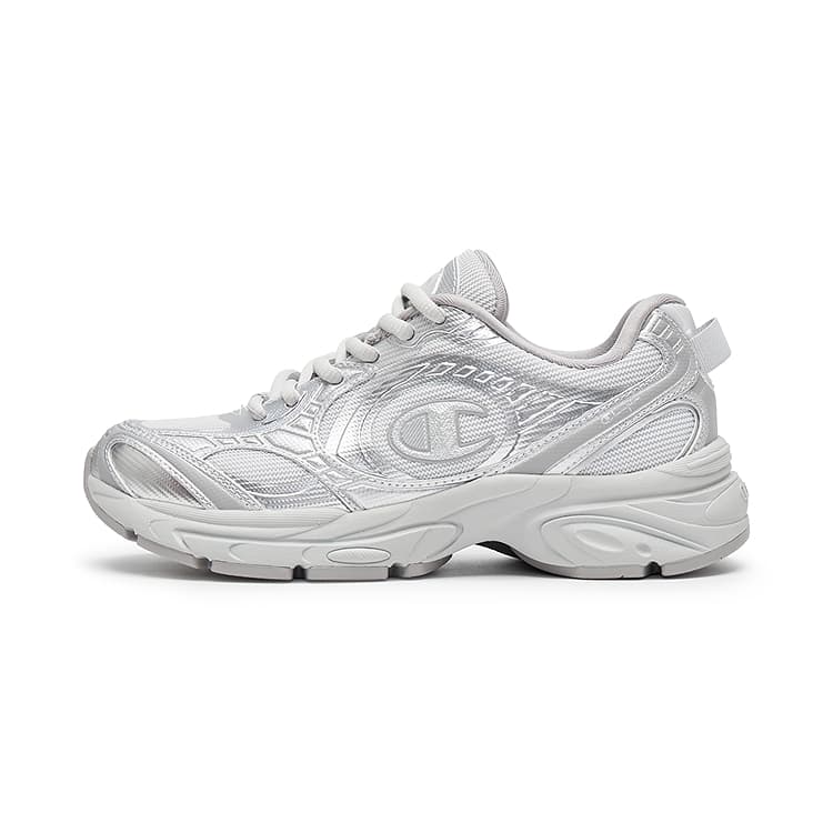 Кроссовки для бега Champion Low Top Беговые кроссовки Унисекс Серебристо-белый Day Речный Каменный серый - изображение 1
