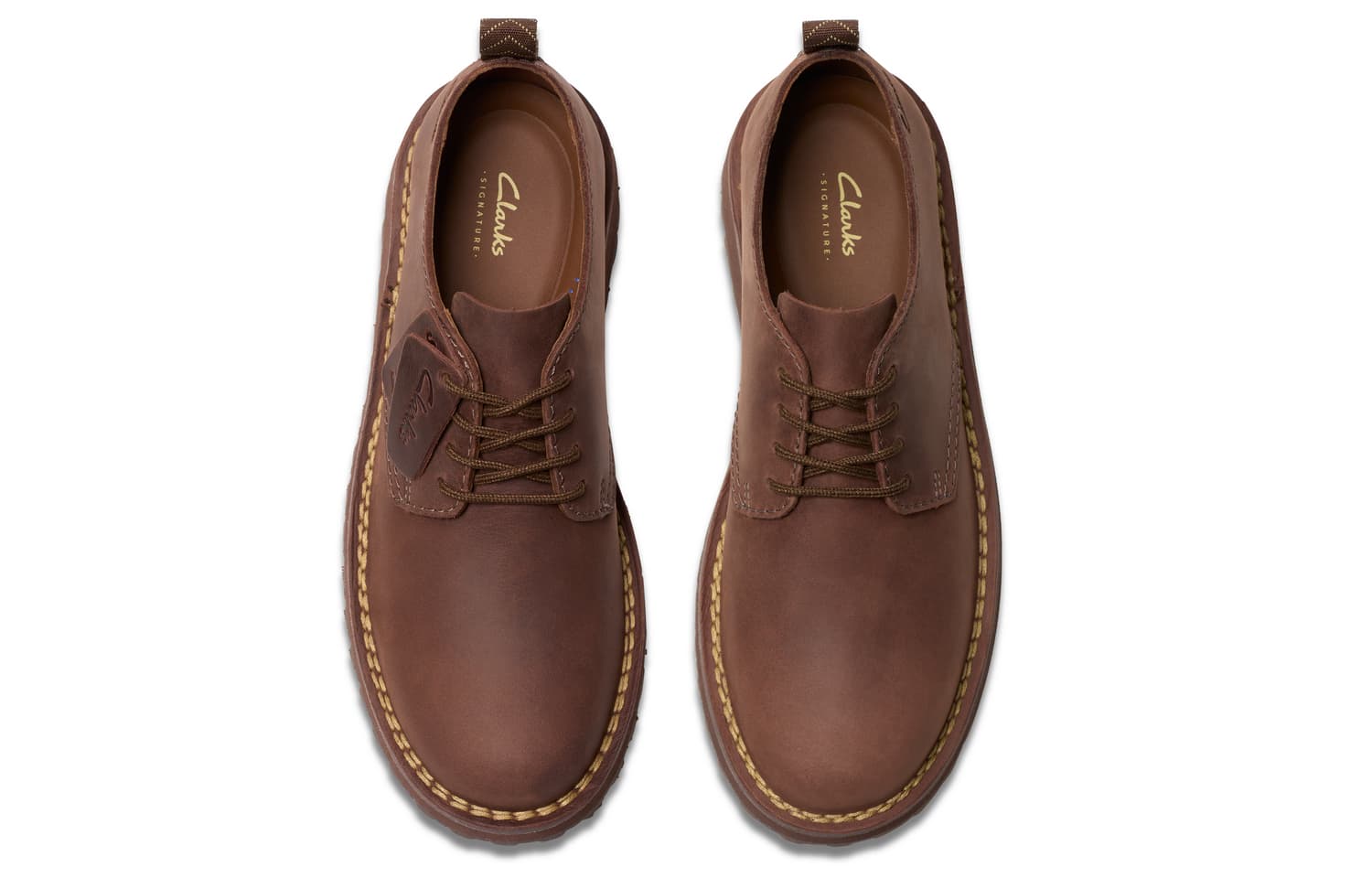 Clarks Коровья кожа Повседневная обувь Мужская Темно-коричневый - изображение 3