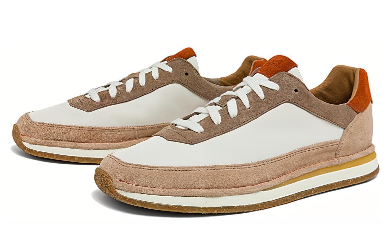 Кроссовки Clarks Retro Casual Sneakers Orange - изображение 3