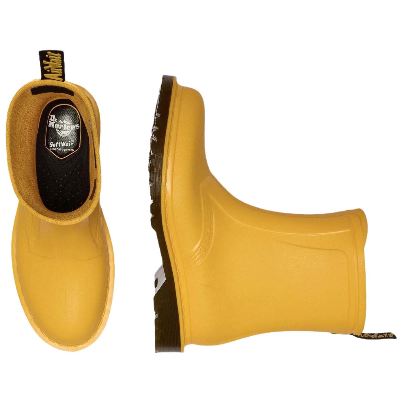 Ботинки Dr.Martens 1460 ПВХ Водонепроницаемые Резиновые сапоги Унисекс Желтые - изображение 5