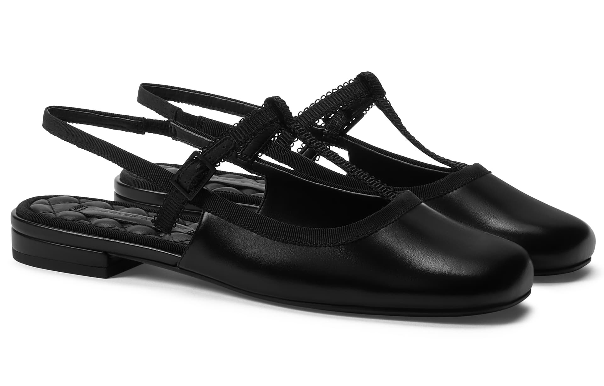 Шлёпанцы CHARLESKEITH ck PU T 2.1cm NudeBlack - изображение 2