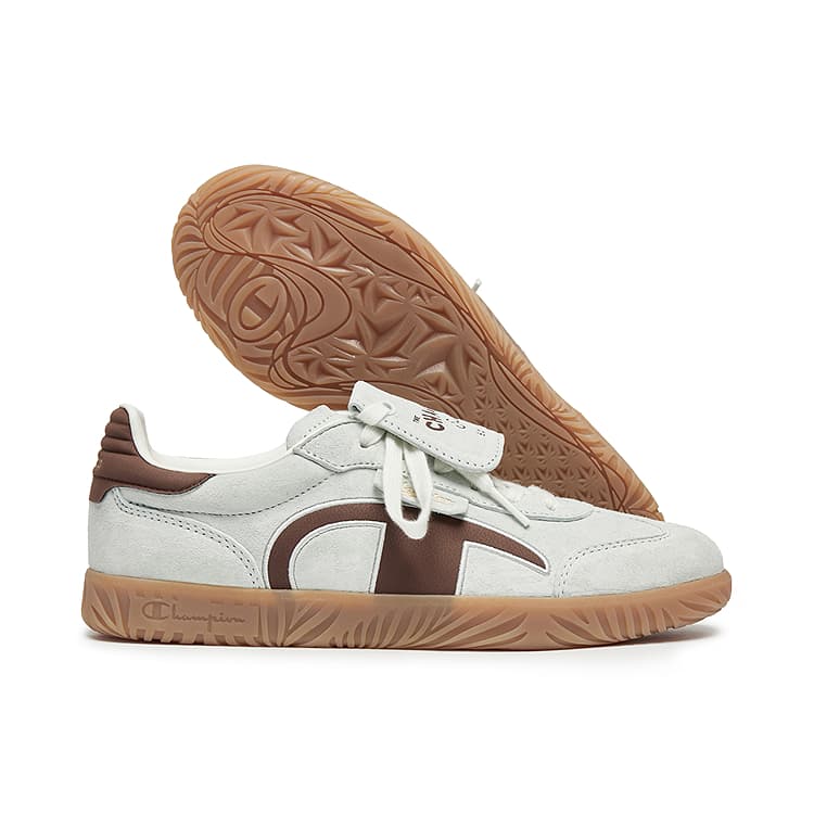 Кроссовки Champion Balance Low Top Немецкие армейские кроссовки Женские Stream Радость Зеленый Шишечно-коричневый - изображение 2