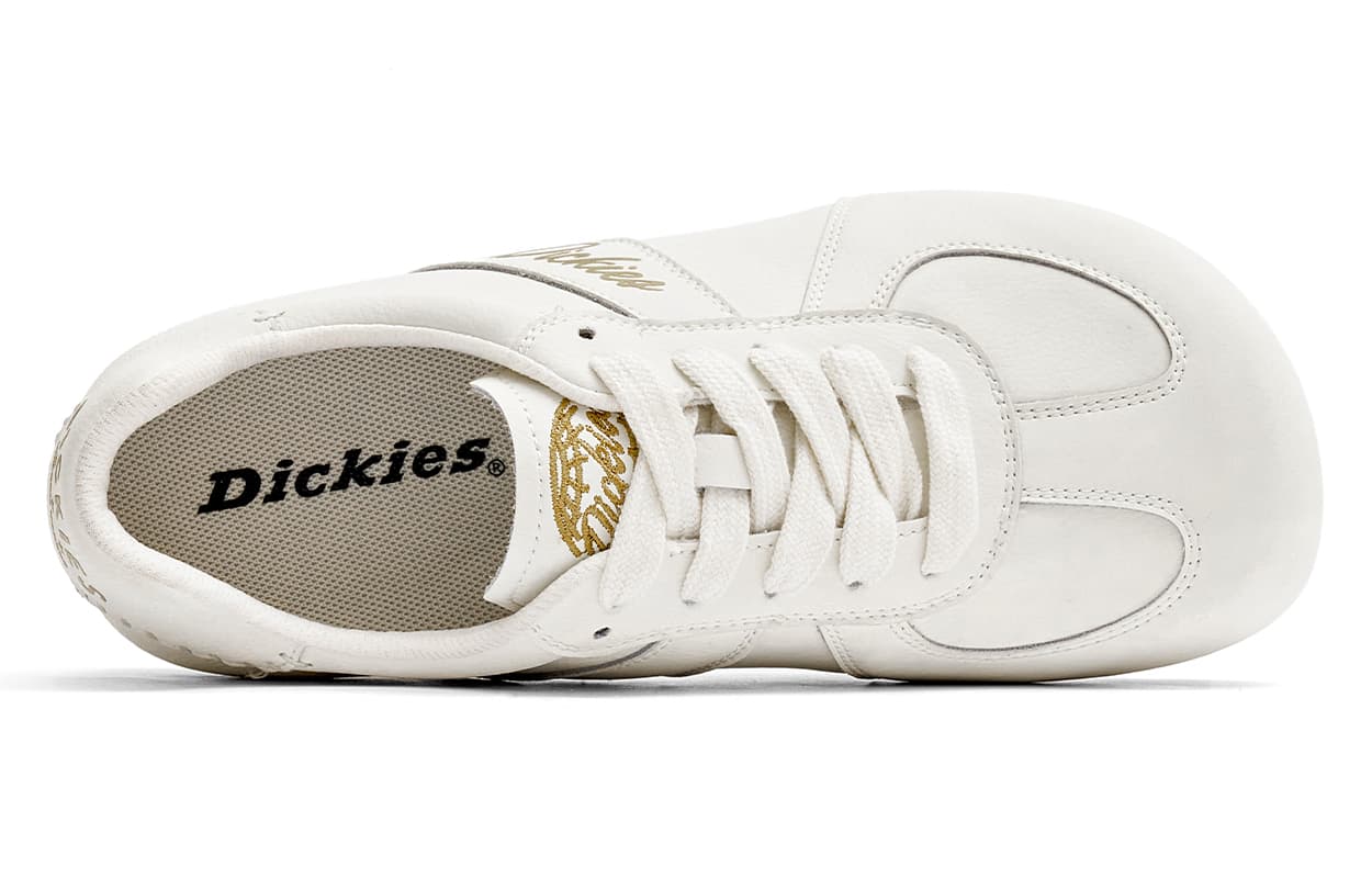 Кроссовки Dickies Синтетическая кожа Низкий верх Повседневная обувь Женская Бежевая - изображение 3