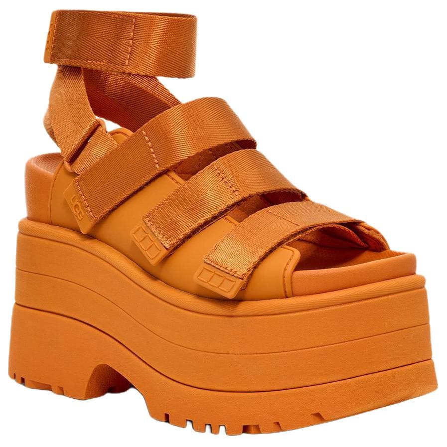 Сандалии UGG Goldenrise Ткань Сандалии гладиаторы Женские Оранжевые - изображение 3