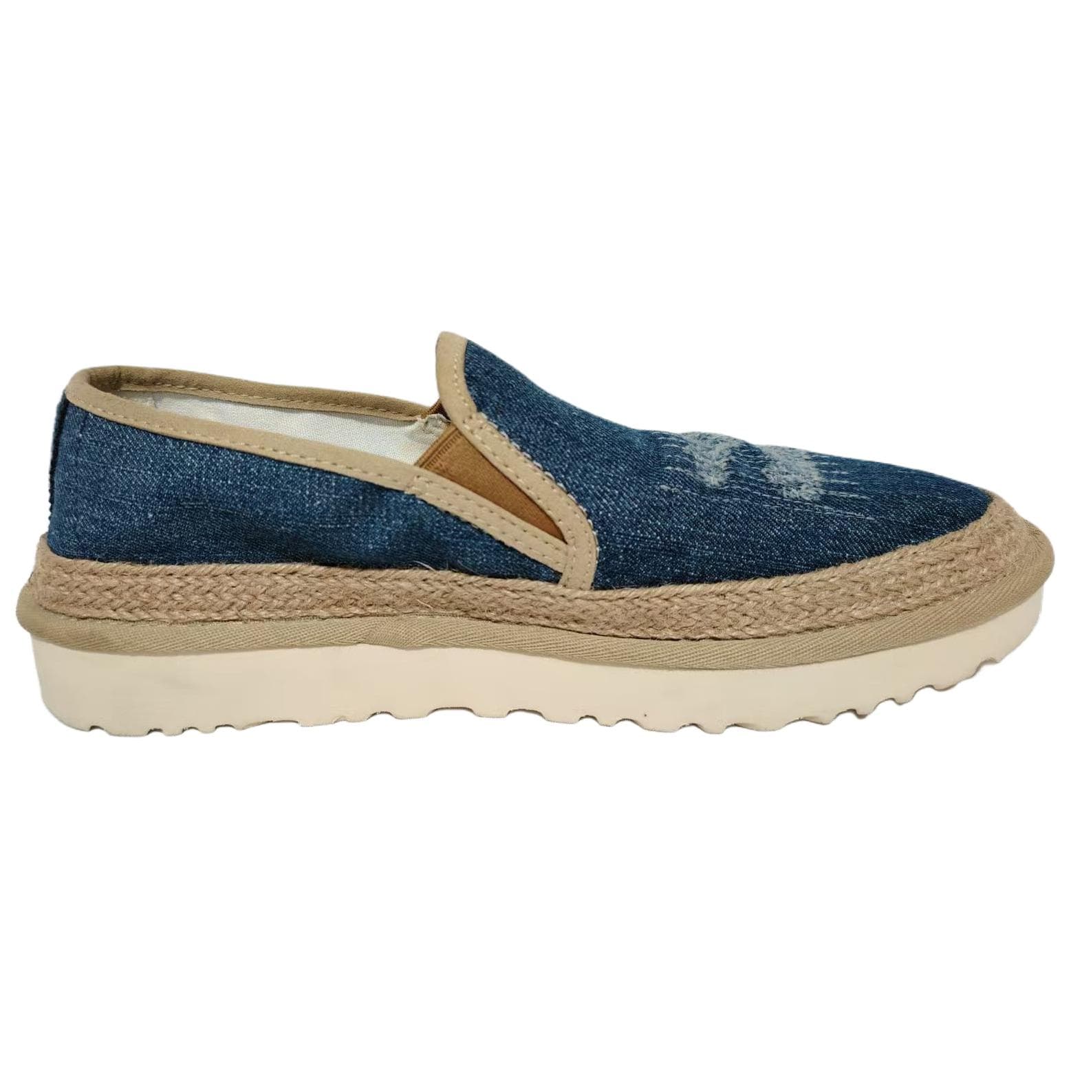 Кроссовки UGG Rex Espadrille Denim Low-Top Повседневная Обувь Мужская Синяя - изображение 2