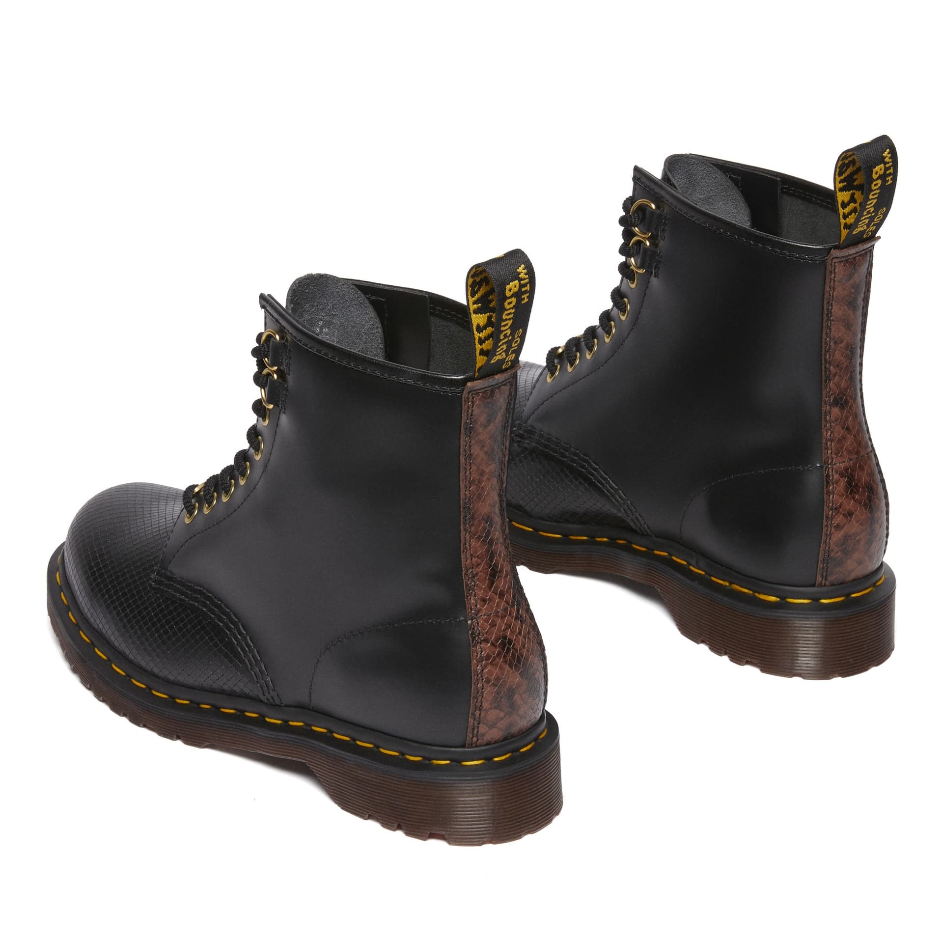 Ботинки Dr.Martens 1460 Коровья кожа армейские ботинки средней длины унисекс черный - изображение 4