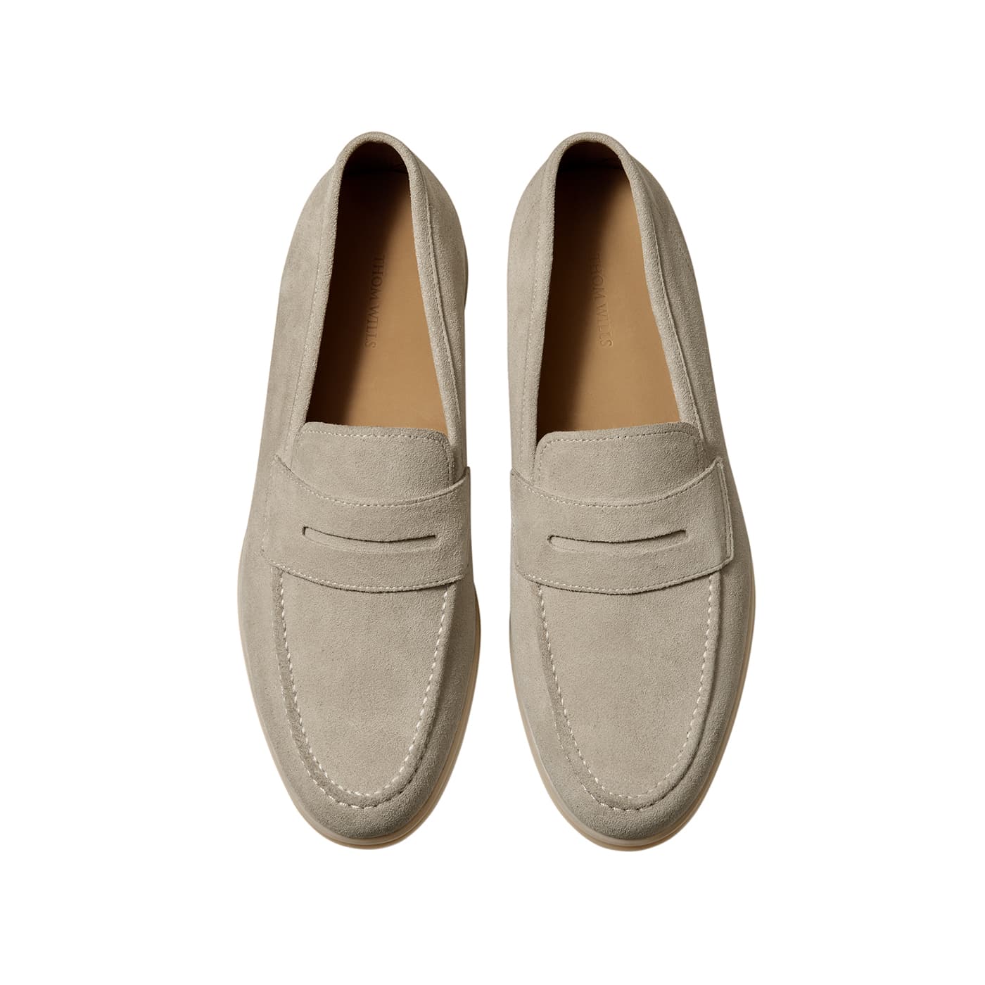Лоферы THOM WILLS Британский стиль Бизнес Casual Замша Slip-ON Стиль "Старые деньги" Лоферы Мужские - изображение 3