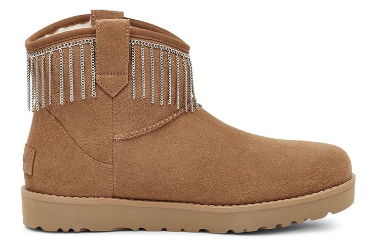 Ботинки зимние UGG CLASSIC MINI Fringe - изображение 2