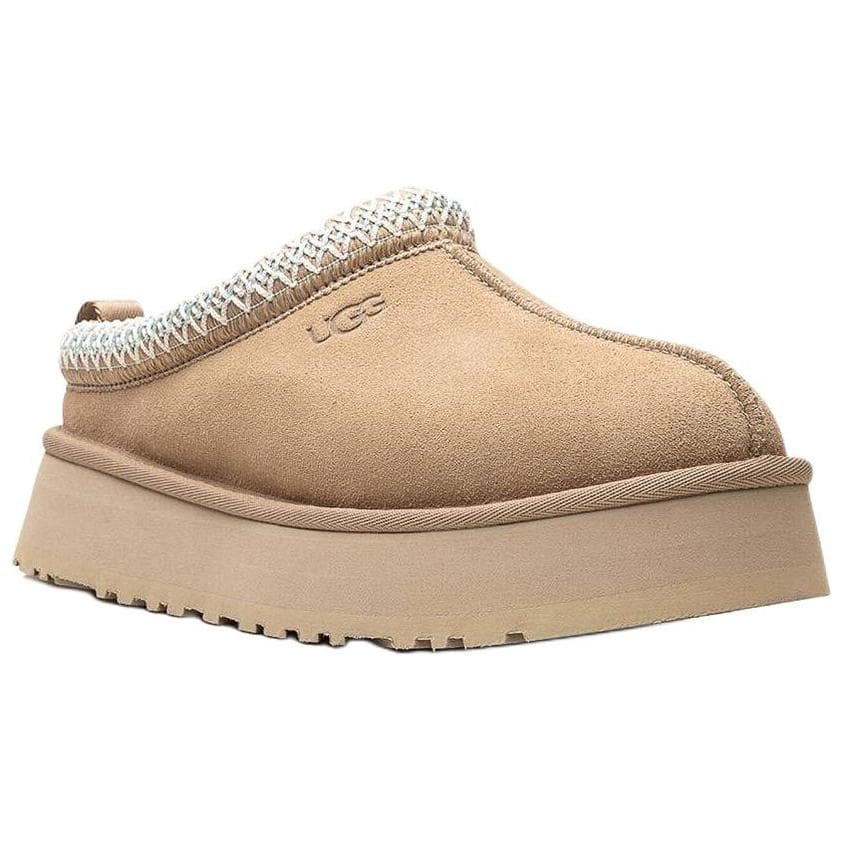 Сандалии UGG Мюли Удобные Слайд-он С флисовой подкладкой Полупальто Домашние тапочки Женские Светлый Умбра - изображение 3