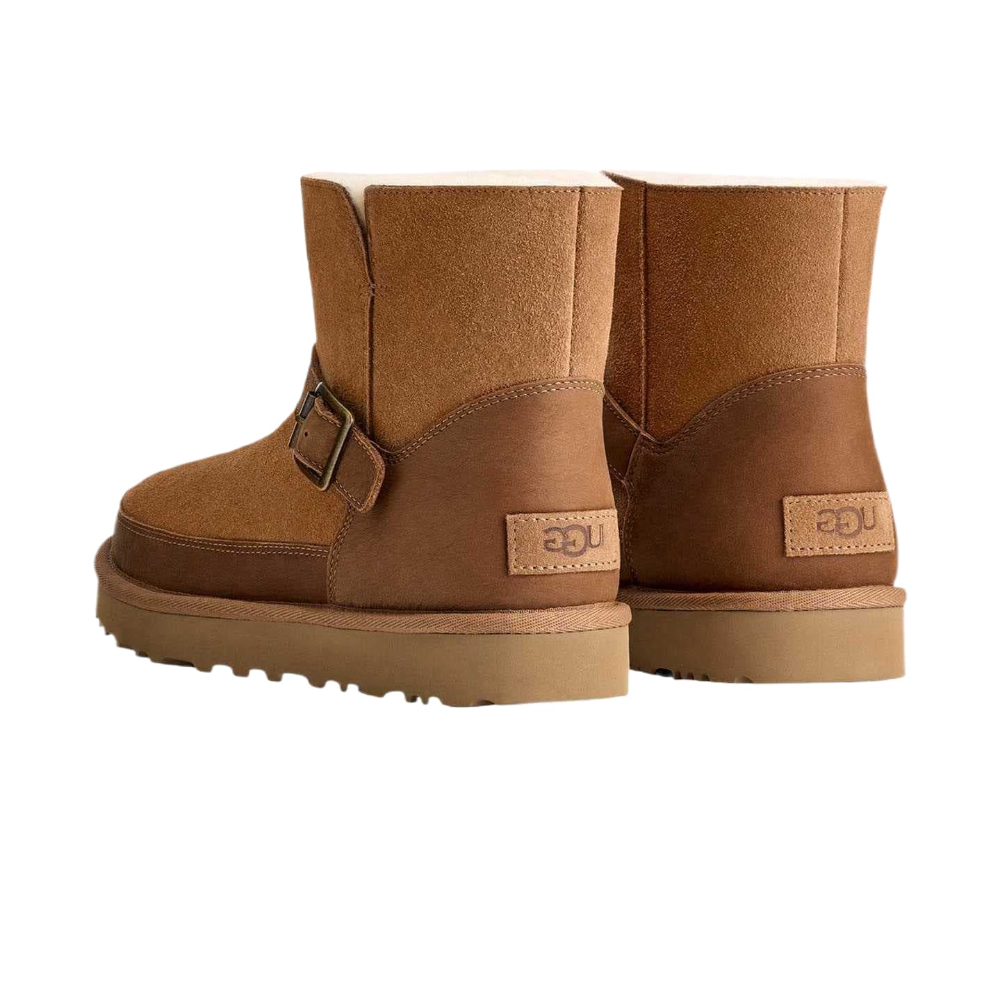 Ботинки зимние UGG Classic Novelty Термостойкие 12,5 см Снежные ботинки Женские - изображение 4