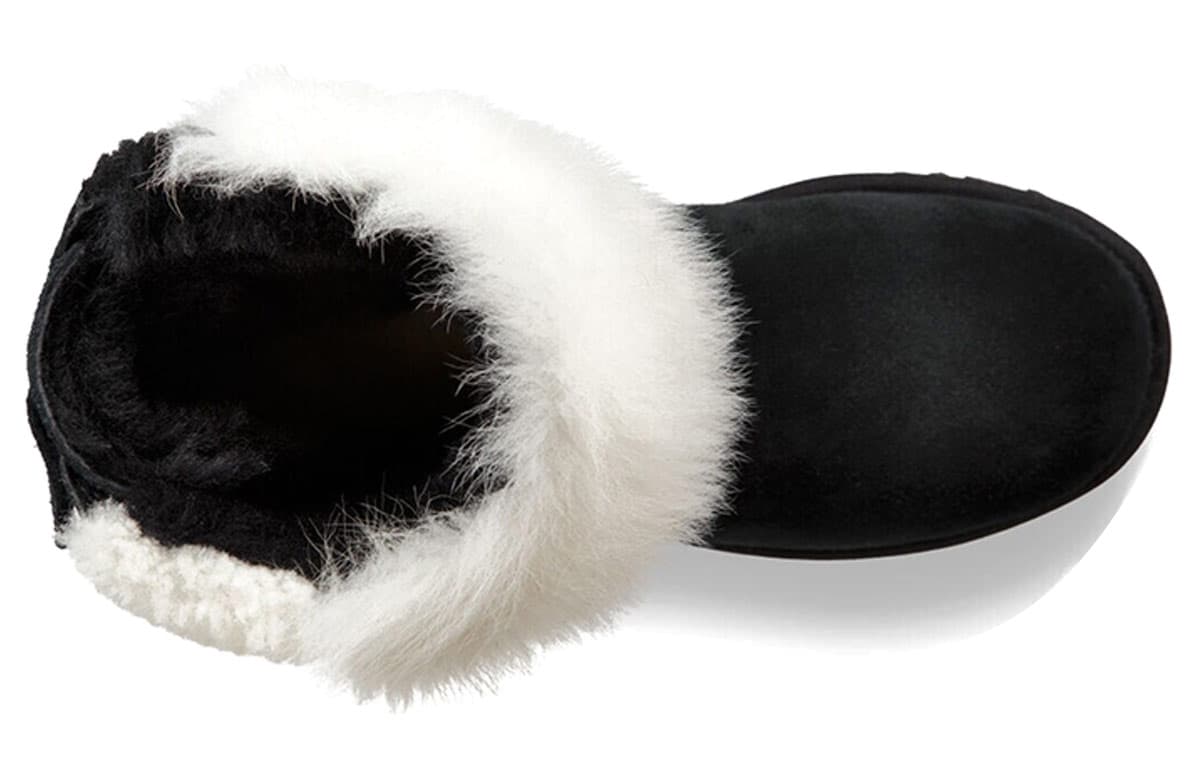 Ботинки зимние UGG Classic Short Patchwork Fluff - изображение 5