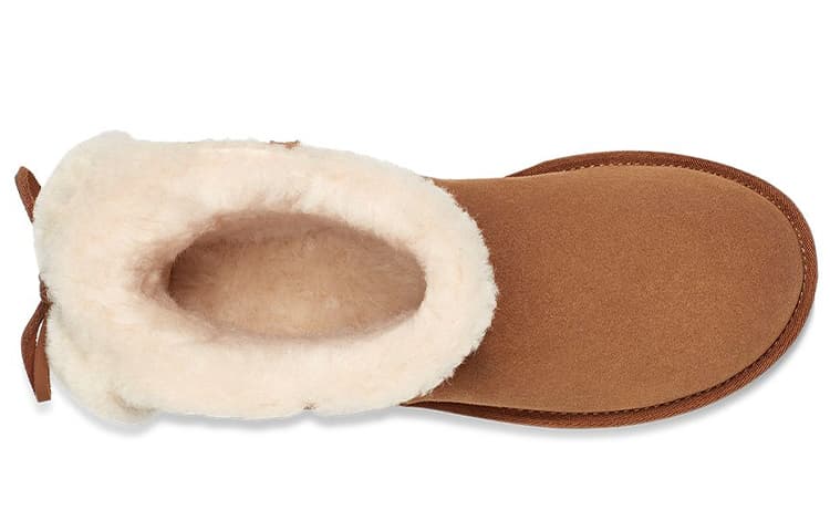 Ботинки зимние UGG Classic Double Bow Mini Chestnut - изображение 5