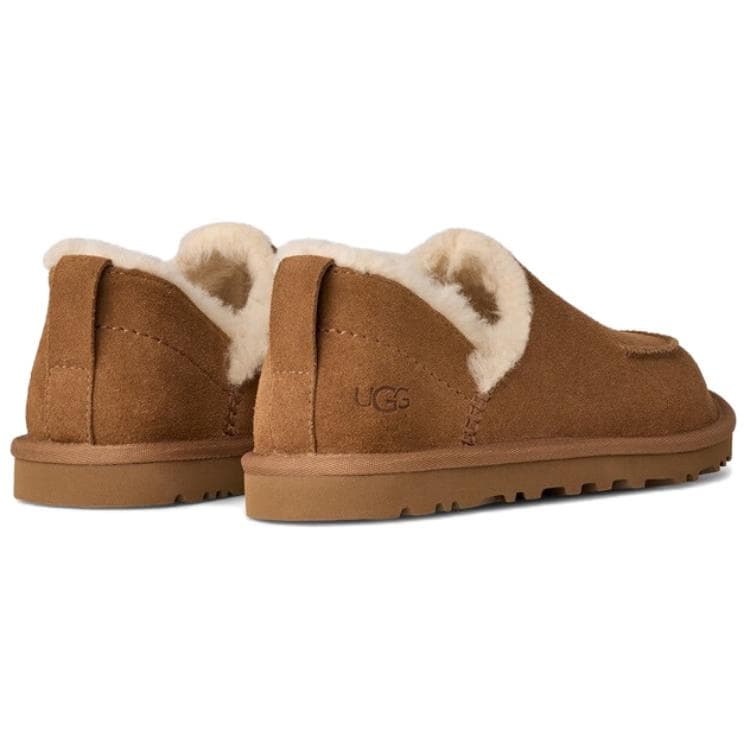 Тапочки UGG Loria Нажатие On Лаконичная мода Повседневная обувь Женская Каштановый - изображение 4