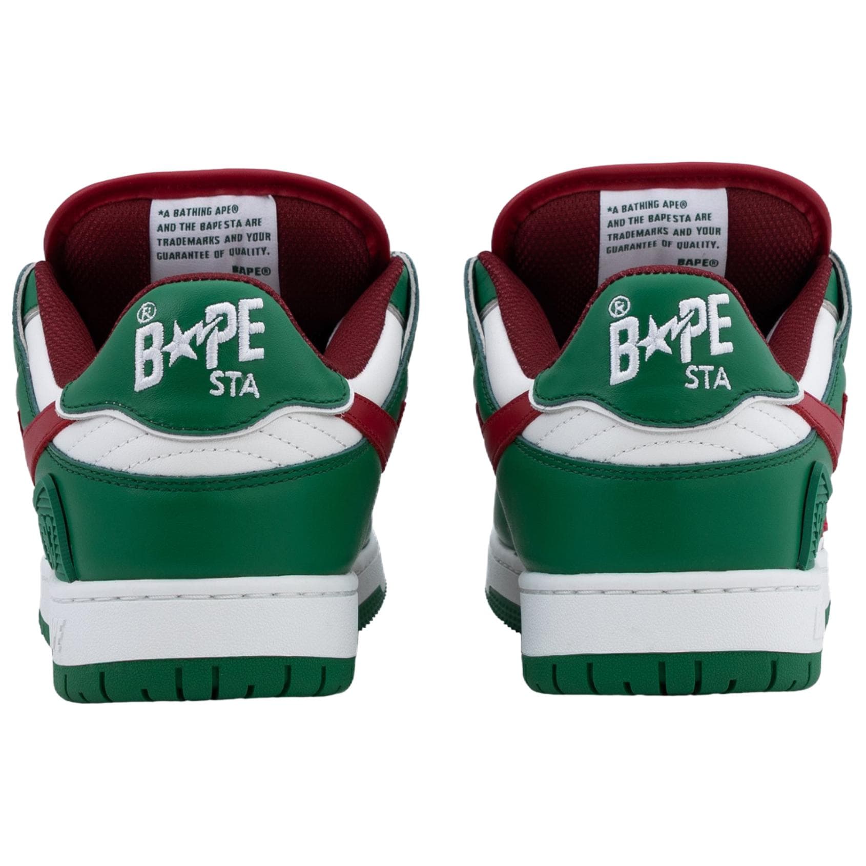 Кроссовки A BATHING APE SK8 LOW Скейтборд Обувь Унисекс Зеленая - изображение 3