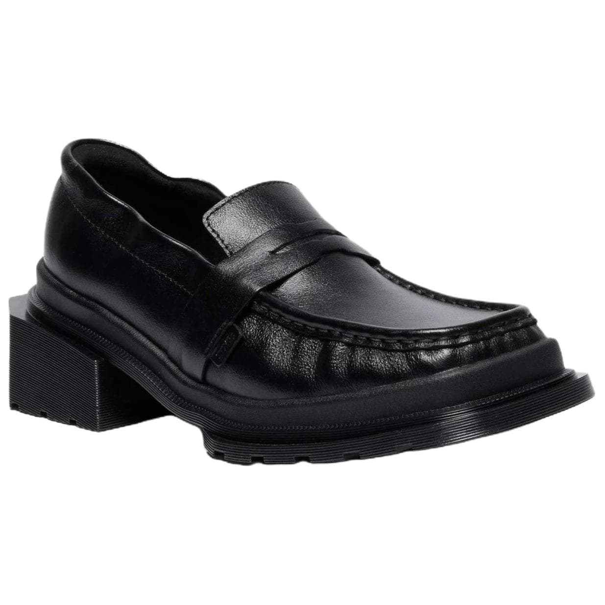 Лоферы Dr.Martens Мейбол Кожа Удобные Лоферы С Квадратным Носком 4,4 См Унисекс Черные - изображение 2