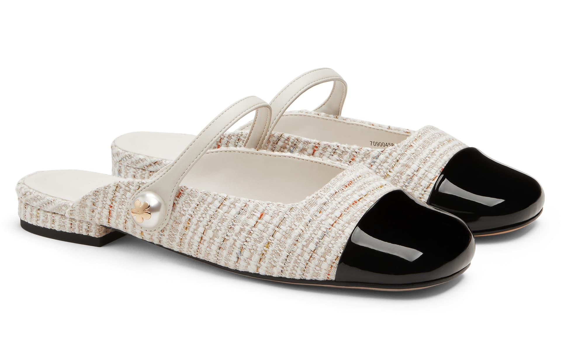 Сандалии CHARLESKEITH ck PU 1.5cm CreamBLACK TEXTURED - изображение 2