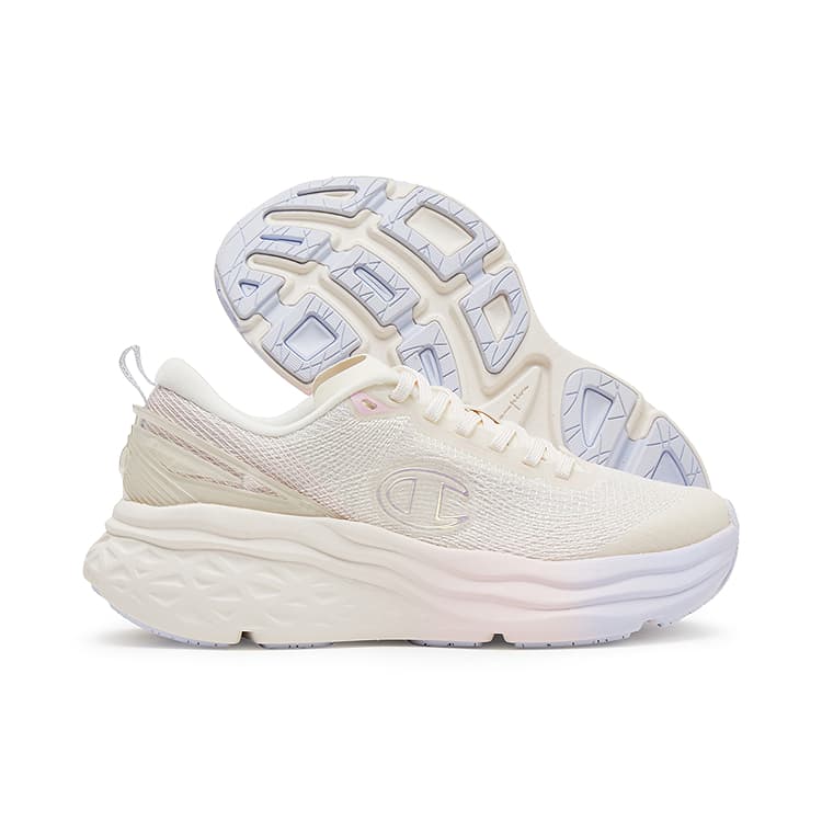 Кроссовки для бега Champion Low Top Беговые кроссовки Женские Молочно-белый Ромб Розовый - изображение 2