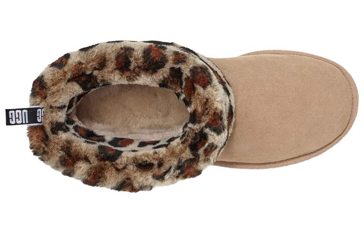 Ботинки зимние UGG Fluff Mini Quilted Leopard - изображение 5