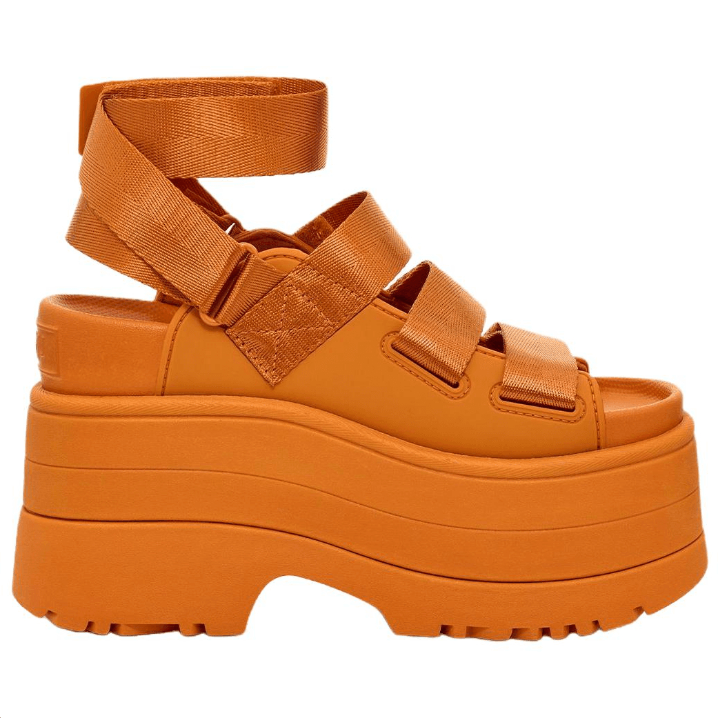Сандалии UGG Goldenrise Ткань Сандалии гладиаторы Женские Оранжевые - изображение 2